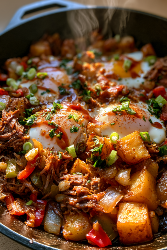 BBQ Brisket Breakfast Hash