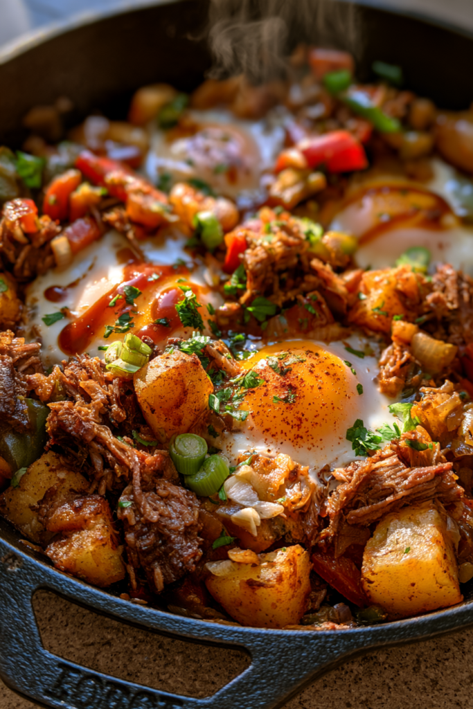 BBQ Brisket Breakfast Hash