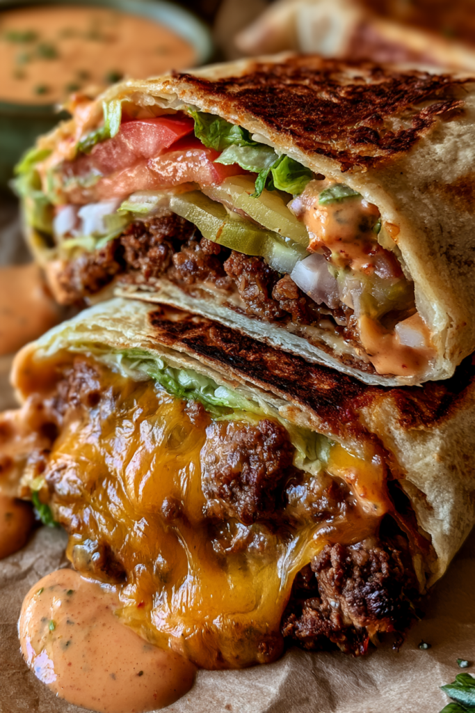 Cheeseburger Wrap Hack