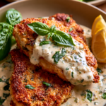 Crispy Basil Chicken Cutlets with Garlic Feta Cream 7 Delicious Tips