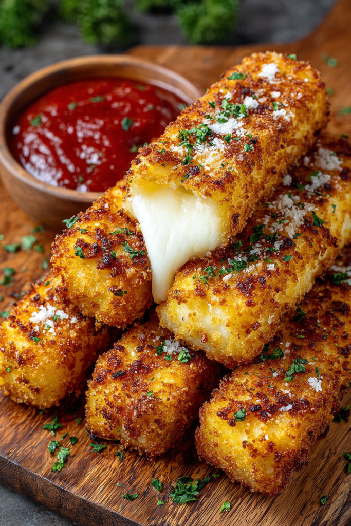 Crispy Mozzarella Cheese Sticks