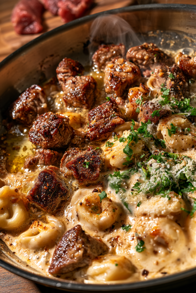 Steak and Cheese Tortellini